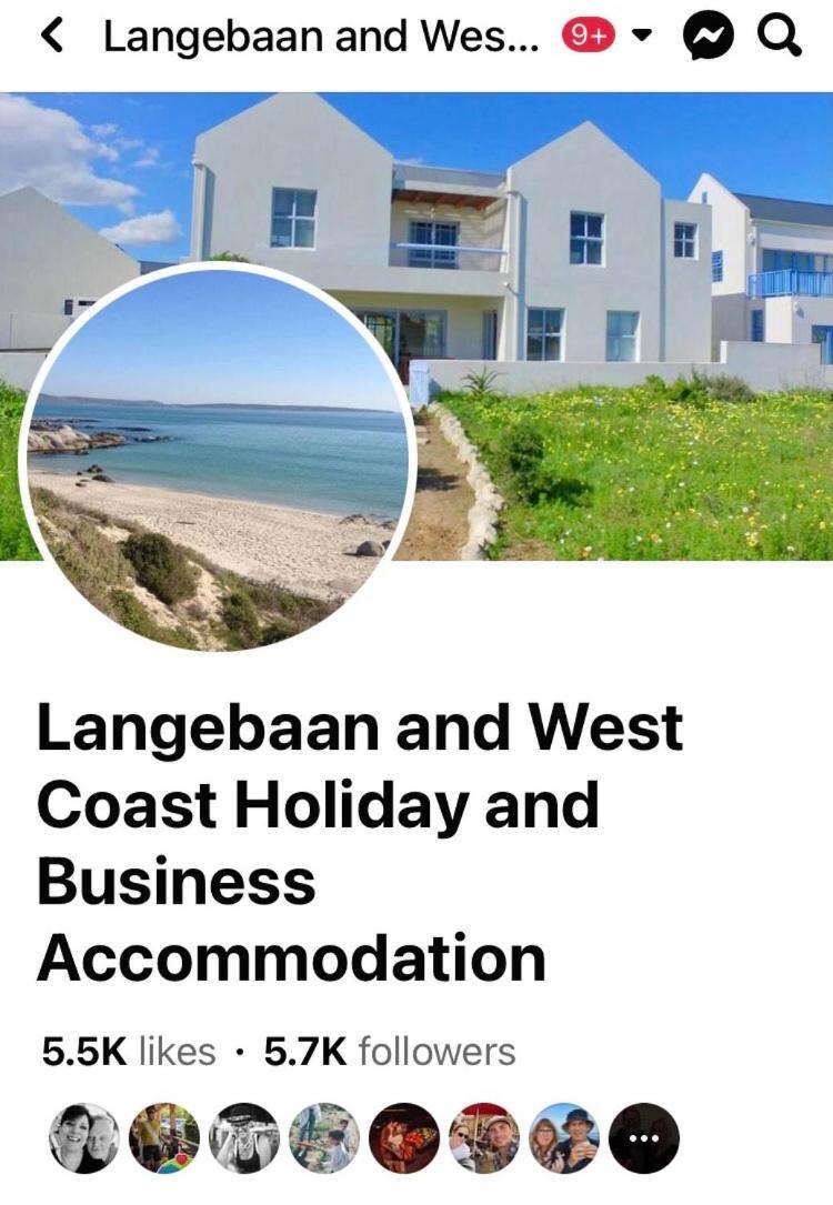 Perfect 10 - 10 To 13 Sleeper Luxury Holiday Home Breakage Deposit Of R2500 Per Weekend Lease Langebaan Exteriör bild